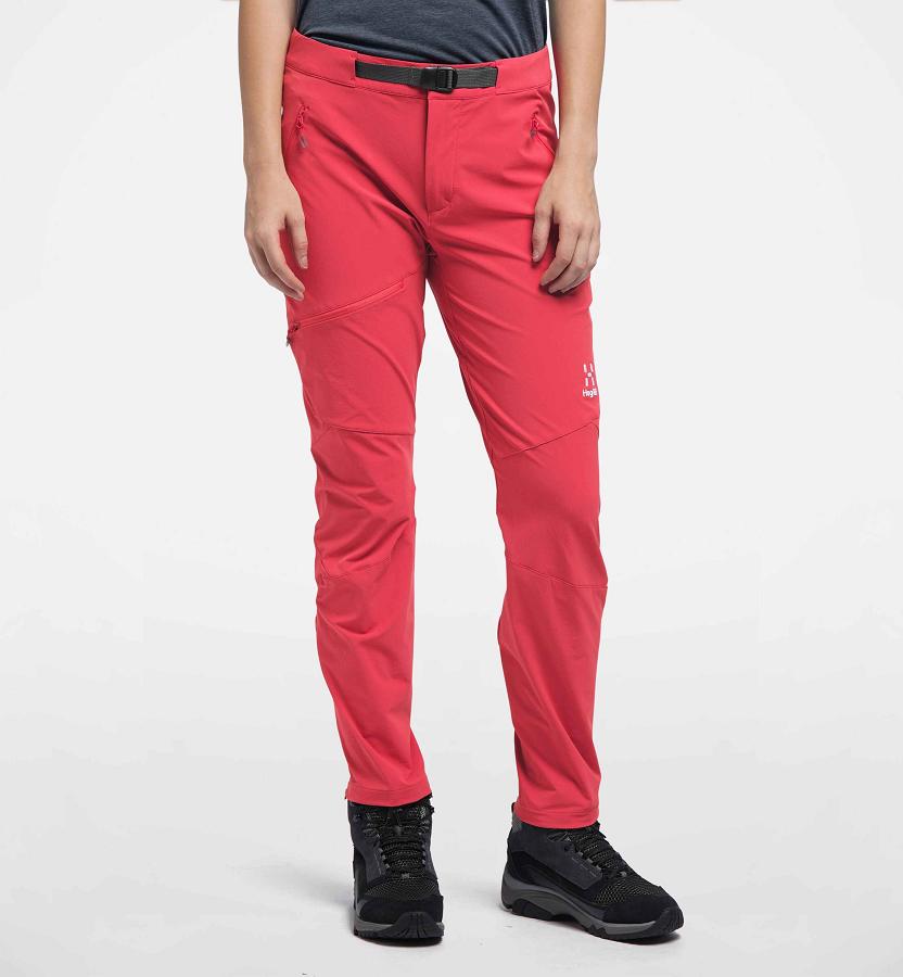 Haglöfs Womens Lizard Hiking Pants Red New Zealand 39461GVLW